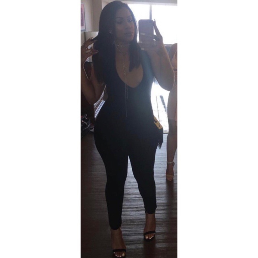 Ribbed Halter Jumpsuit